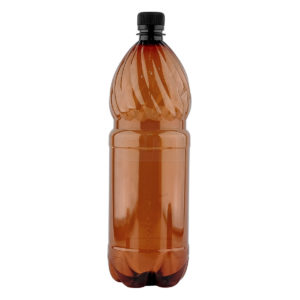 коричневая пластиковая бутылка пэт с крышкой купить оптом по низкой цене у производителя со скидкой