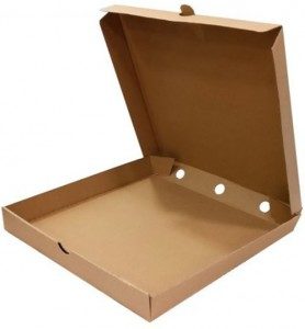 коробка под пиццу 33х33х4 см. купить коробки для пиццы оптом