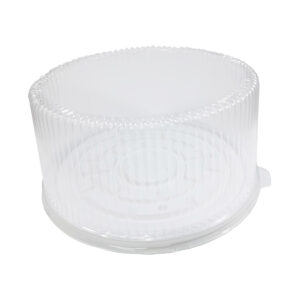 Прозрачный контейнер пластиковый круглый для торта SL-221 с размерами 220х110мм