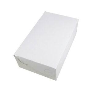 Коробочка под пирожное "ЭКОНОМ" 240х150х84. Короб белый прямоугольный с размерами 240х150х84мм, без окошек для упаковки пирожных, малень...