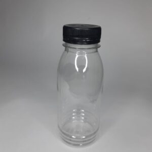 Пластиковая ПЭТ бутылка круглой формы объемом 250мл
